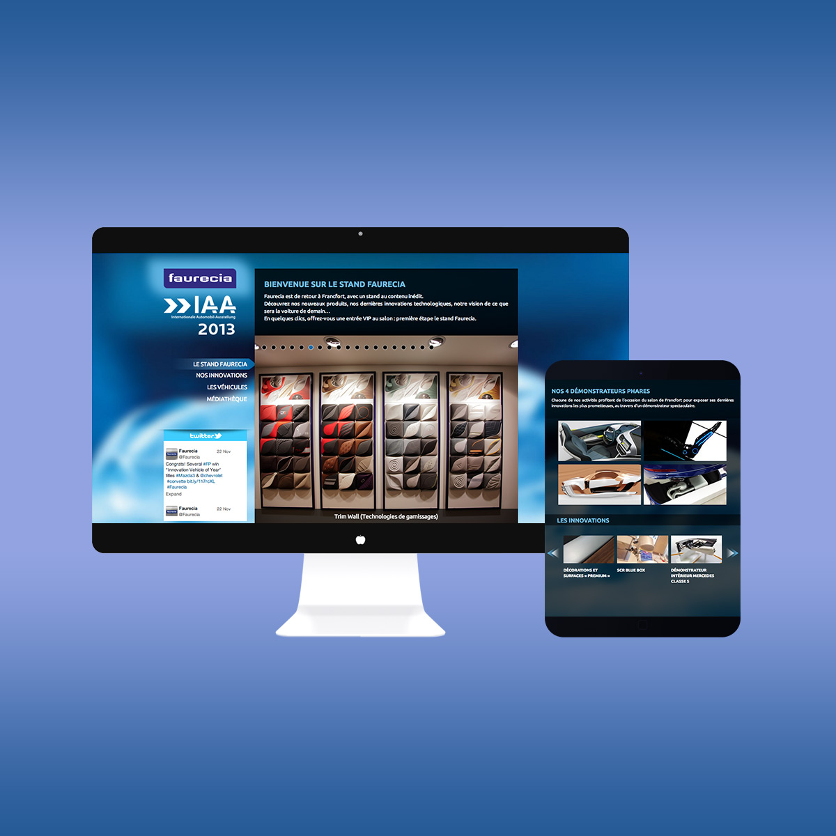 Faurecia, Promotion pour le salon de l'auto